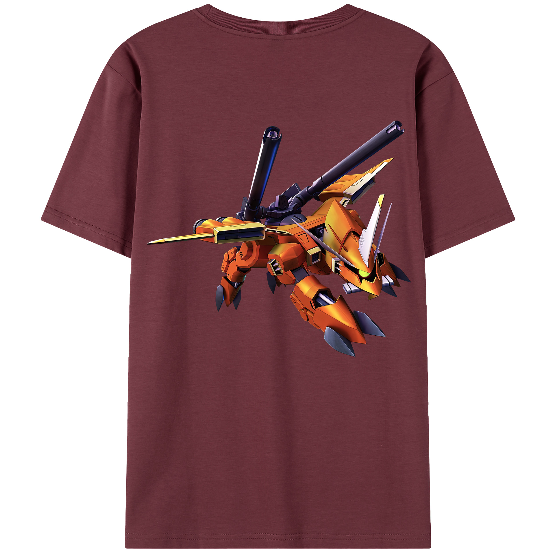 （画像用） 機動戦士ガンダム Mobile Suit Gundam 綿100％半袖Tシャツ（背面プリント）